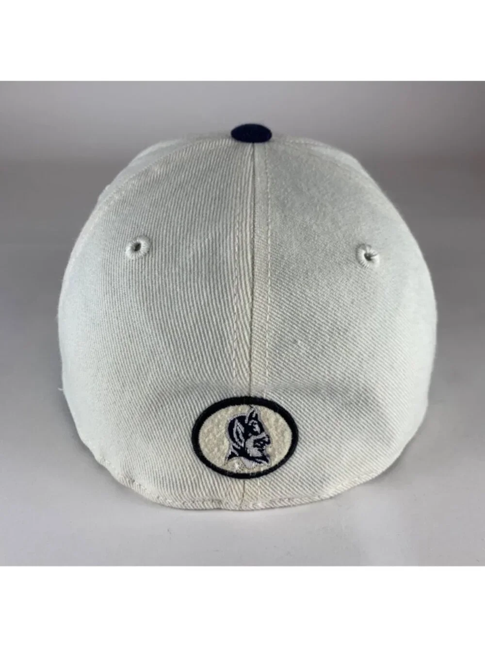 Duke Blue Devils NCAA Vintage White Top of the World Fitted Hat Mes 7 1/4